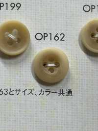 OP162 زر أنيق من البوليستر على طراز قرن الجاموس بأربعة ثقوب[Buttons] DAIYA BUTTON صور إضافية