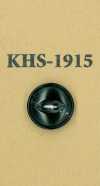 KHS-1915 زر قرن صغير ذو فتحتين بشكل عين القطة من قرن جاموس الماء