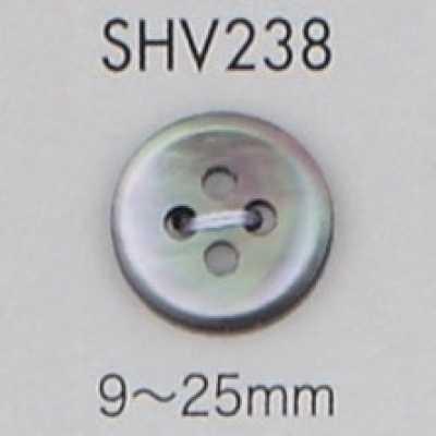 SHV238 زر صدفي بأربع فتحات