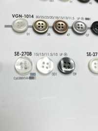 SE-2708 زر بوليستر بسيط بأربعة ثقوب للقمصان والبلوزات[Buttons] IRIS صور إضافية