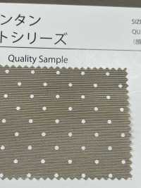 185 10 شانتونغ مطبوع من رايون جروسغرين منقط[Textile / Fabric] SENDA صور إضافية