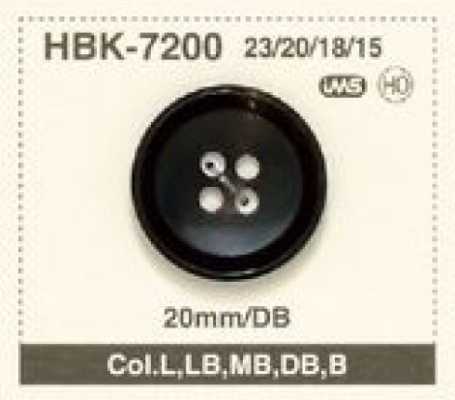 HBK-7200 زر قرن من مادة طبيعية من جاموس الماء بأربعة ثقوب للبدلات والجاكيتات
