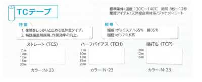 TCS TC شريط مستقيم