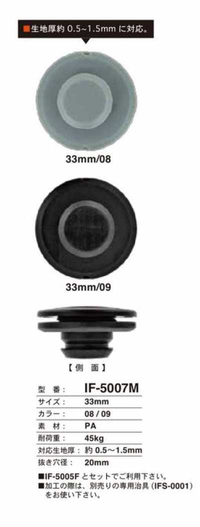 IF-5007M زر كبس ضغطي 33MM