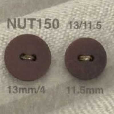 NUT150 زر من جوز بفتحتين