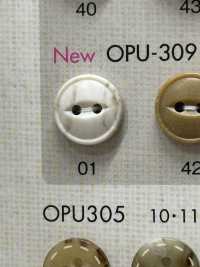 OPU309 زر ذو فتحتين بنمط عين القط[أزرار] DAIYA BUTTON صور إضافية