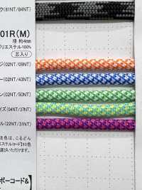 KNP-01R(M) حبل بنقشة كانوكو 4MM[الأشرطة، والأشرطة القماشية، والحبال] كوردون صور إضافية