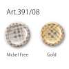 391/08 زر معدني مزخرف
