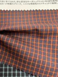 26199 برودكلوث قطن عضوي 60s مصبوغ في الخيوط بنقشة مربعات صغيرة[Textile / Fabric] SUNWELL صور إضافية