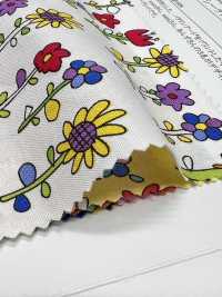 28066 Paralym Art طباعة شيتينغ ~ الزهرة والفراشة ~[Textile / Fabric] SUNWELL صور إضافية