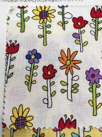 28066 Paralym Art طباعة شيتينغ ~ الزهرة والفراشة ~[Textile / Fabric] SUNWELL صور إضافية