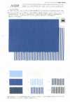 14260 شامبراي ومخطط من قطن/ليكرا مصبوغ بالخيوط ومطاطي Weather Stretch