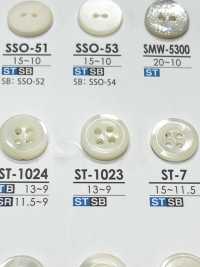 ST-1023 Takase Shell، 4 ثقوب، لامع[أزرار] IRIS صور إضافية
