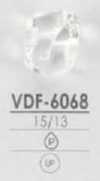 VDF6068 زر لامع من راتنج البوليستر بساق نفقية