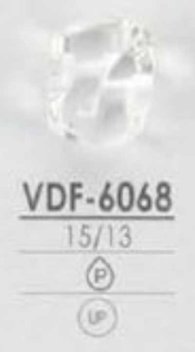 VDF6068 زر لامع من راتنج البوليستر بساق نفقية