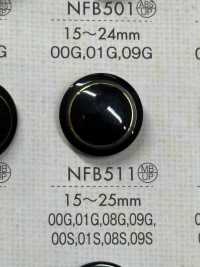 NFB511 زر من راتنج بوليستر/نحاس أصفر[أزرار] DAIYA BUTTON صور إضافية