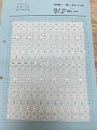 26023-1 دانتيل قطن AO أبيض مائل للسكري[نسيج / قماش] Kyowa Lace صور إضافية