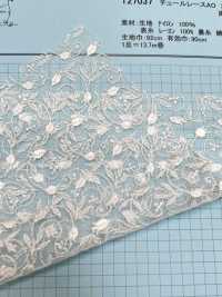 T27037 تول دانتيل AO أوف وايت[نسيج / قماش] Kyowa Lace صور إضافية