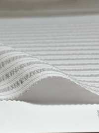 KKF8586-W-1 سييرسَكر مطاطي مخطط عريض العرض[نسيج / قماش] Uni Textile (Komon Kobo) صور إضافية