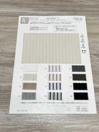 KKF8586-W-1 سييرسَكر مطاطي مخطط عريض العرض[نسيج / قماش] Uni Textile (Komon Kobo) صور إضافية