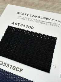 AST31109 شبكة بوليستر كاتيونية ثنائية الاتجاه[Textile / Fabric] Nihon Stretch صور إضافية