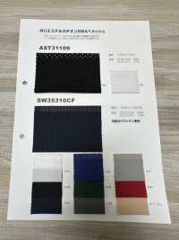 AST31109 شبكة بوليستر كاتيونية ثنائية الاتجاه[Textile / Fabric] Nihon Stretch صور إضافية