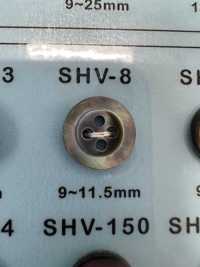 SHV8 زر صدفي ذو 4 ثقوب بحافة[أزرار] DAIYA BUTTON صور إضافية