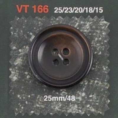 VT166 زر من راتنج بوليستر مع 4 فتحات أمامية