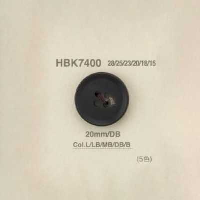 HBK7400 زر من قرن جاموس حقيقي بأربع فتحات