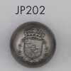 JP202 زر مطلي من راتنج ABS