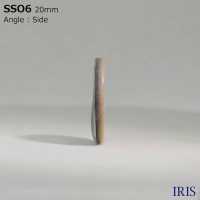 SSO6 زر صدف طبيعي لامع ذو فتحتين[أزرار] IRIS صور إضافية