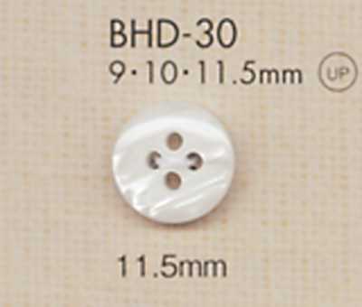 BHD30 DAIYA BUTTONS زر بوليستر بنمط الصدفة، بأربع فتحات، مقاوم للصدمات RIVER