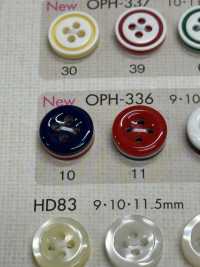OPH336 DAIYA BUTTONS زر بوليستر مقاوم للصدمات بأربع ثقوب[Buttons] DAIYA BUTTON صور إضافية