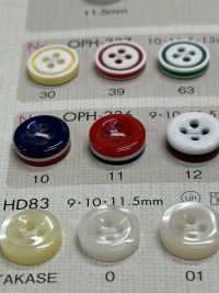 OPH336 DAIYA BUTTONS زر بوليستر مقاوم للصدمات بأربع ثقوب[Buttons] DAIYA BUTTON صور إضافية