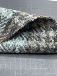 3-BA47 HARRIS Harris Tweed بنقشة عظم السمكة والمربعات[نسيج / قماش] Takisada صور إضافية