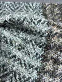 3-BA47 HARRIS Harris Tweed بنقشة عظم السمكة والمربعات[نسيج / قماش] Takisada صور إضافية