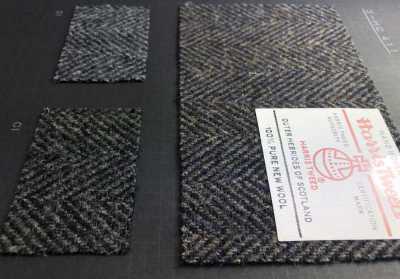 3-HC411 HARRIS Harris Tweed عظم السمكة[نسيج / قماش] Takisada صور إضافية