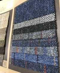 3-KM HARRIS Harris Tweed مربعات عظم السمكة بلون الشوفان[Textile / Fabric] Takisada صور إضافية
