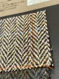 3-KM HARRIS Harris Tweed مربعات عظم السمكة بلون الشوفان[Textile / Fabric] Takisada صور إضافية