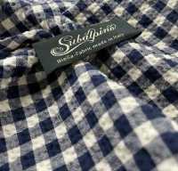 3-2538GINGHAM CHECK SUBALPINO سيسر سكر شفاف بنقشة مربعات غينغهام[نسيج / قماش] Takisada صور إضافية