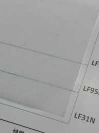 LF31N سلسلة فازلين (قماش التقوية) لاصق مؤقت مانع اللمعان للمواد فائقة الرقة، نوع شفاف وحاد[Interfacing] Nittobo Advantex صور إضافية
