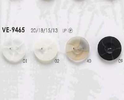 VE9465 زر راتنج بوليستر ذو فتحتين