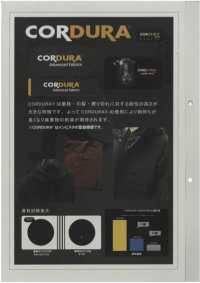 1044110 CORDURA تافتا مطاطي ثنائي الاتجاه[Textile / Fabric] Takisada صور إضافية