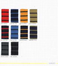134 T/C 30 ريبي دائري بخطوط أفقية، سميك[Textile / Fabric] VANCET صور إضافية