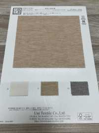 KYC640-W بوبلين قطني عضوي غير مصبوغ[Textile / Fabric] Uni Textile (Komon Kobo) صور إضافية