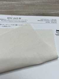 KYC643-W قطن عضوي غير مصبوغ بنقشة عظم السمكة[نسيج / قماش] Uni Textile (Komon Kobo) صور إضافية