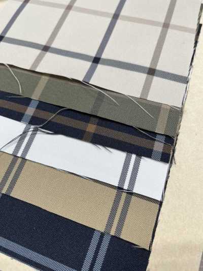 BY7628 [OUTLET] بوليستر كاروهات مطاطي[نسيج / قماش] COSMO TEXTILE صور إضافية