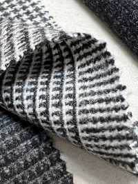 1022885 سلسلة RE:NEWOOL® JAPAN فلانيل مطاطي كارو سادة[Textile / Fabric] Takisada صور إضافية