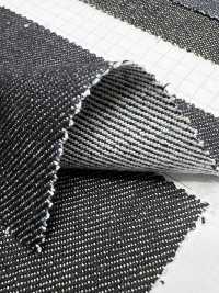 522 دنيم كايهارا 12 أونصة بخيط غير متساوٍ ومطاط[Textile / Fabric] VANCET صور إضافية