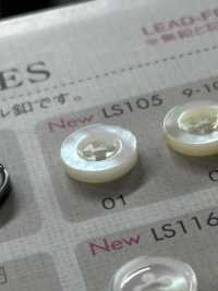 LS105 زر من راتنج البوليستر بحافة، 4 ثقوب[أزرار] DAIYA BUTTON صور إضافية